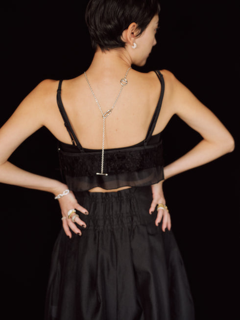 organdy maxi skirt